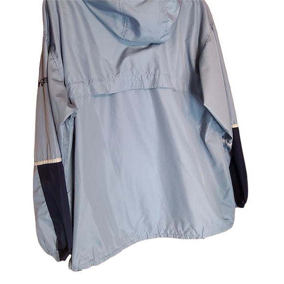 Columbia blue white long-sleeved zip-up women's jacket - Picture 7 of 15